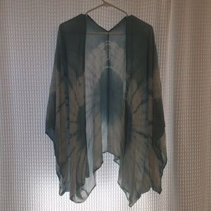 Tie-dye, Blue and white, kimono